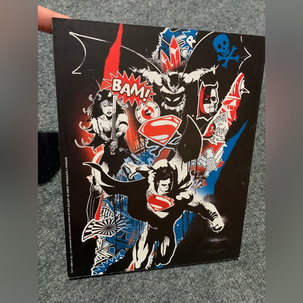 DC comics Wall Plaque Superman, Batman and Wonderwoman Room Decor